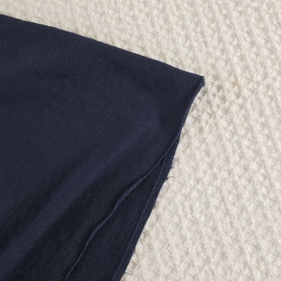 Sundays Navy Mila Puff Sleeve V-Neck Mini Casual Dress, Size Small - Picture 5 of 6